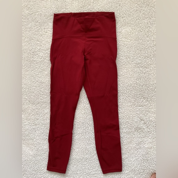 Lululemon train times size 6 red - Picture 2 of 3